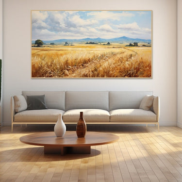 Peinture De Paysage De Campagne